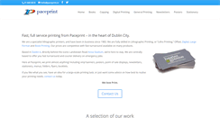 Desktop Screenshot of paceprint.ie